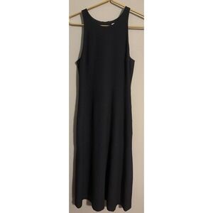 Elizabeth and James Black Sleeveless Sheath Dress Exposed Back Zipper Size 4